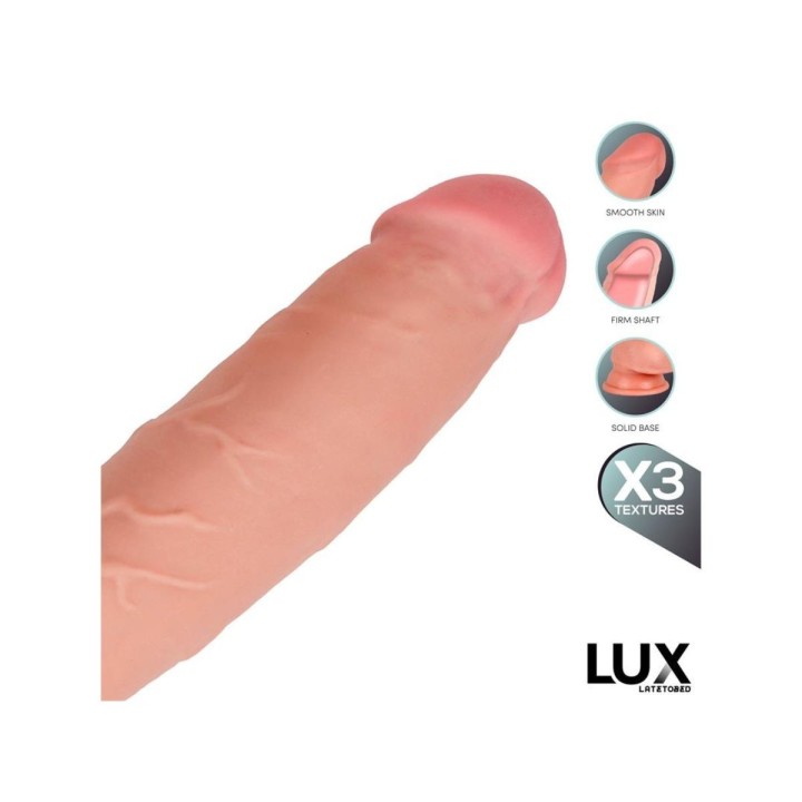 LUX Klaus Dildo Triple Densidad con Testículos 9.4"