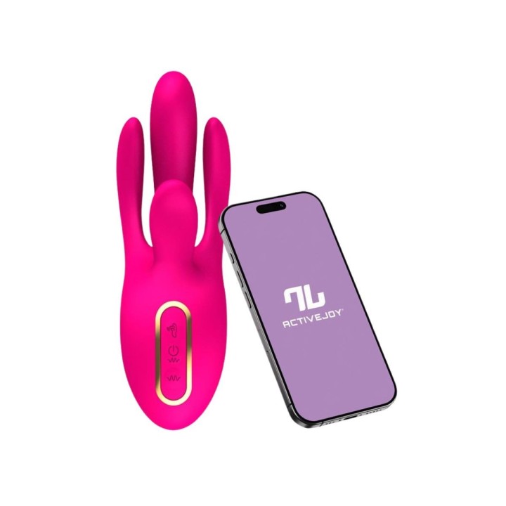 INTOYOU APP SERIES Derek Vibrador con Movimiento Finger 3 Motores y APP
