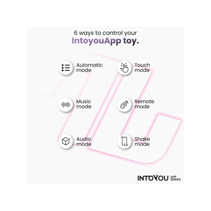 INTOYOU APP SERIES Derek Vibrador con Movimiento Finger 3 Motores y APP