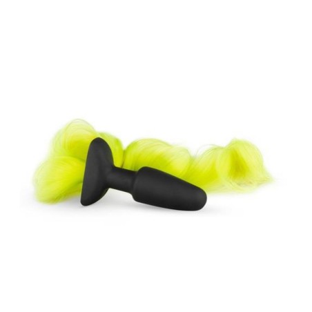 EASYTOYS Plug de Silicona con Cola - Amarilla