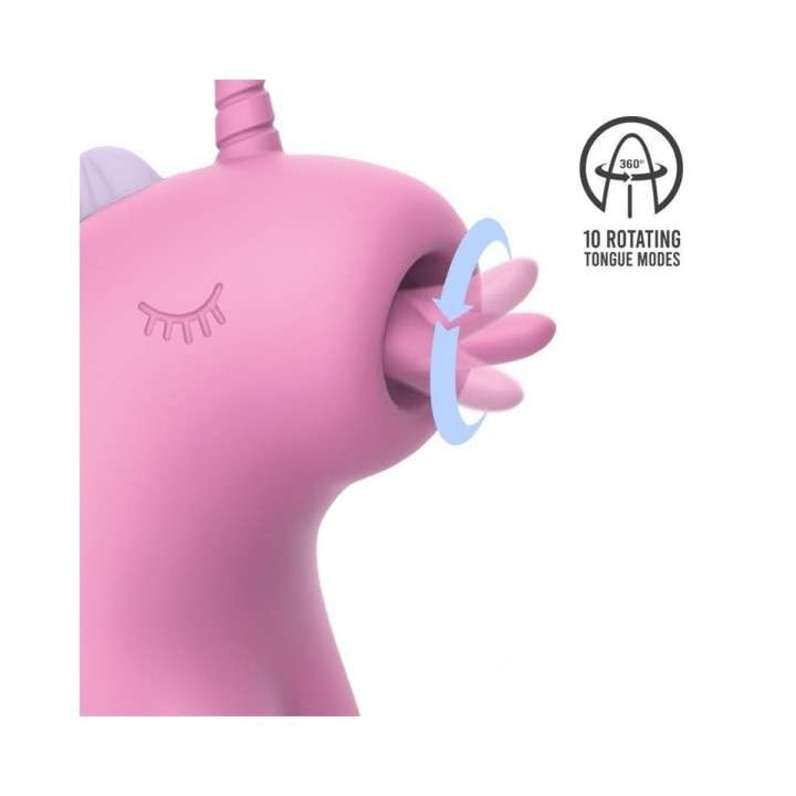 ENGILY ROSS Cupcake Estimulador con Lengua Rotadora 360º