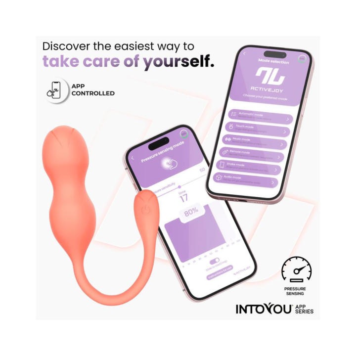 KIRA ENTRENADOR DE SUELO PÉLVICO CON SENSOR DE PRESIÓN Y APP