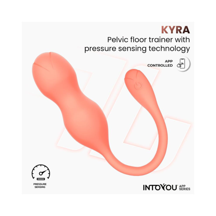 KIRA ENTRENADOR DE SUELO PÉLVICO CON SENSOR DE PRESIÓN Y APP