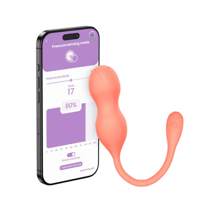 KIRA ENTRENADOR DE SUELO PÉLVICO CON SENSOR DE PRESIÓN Y APP