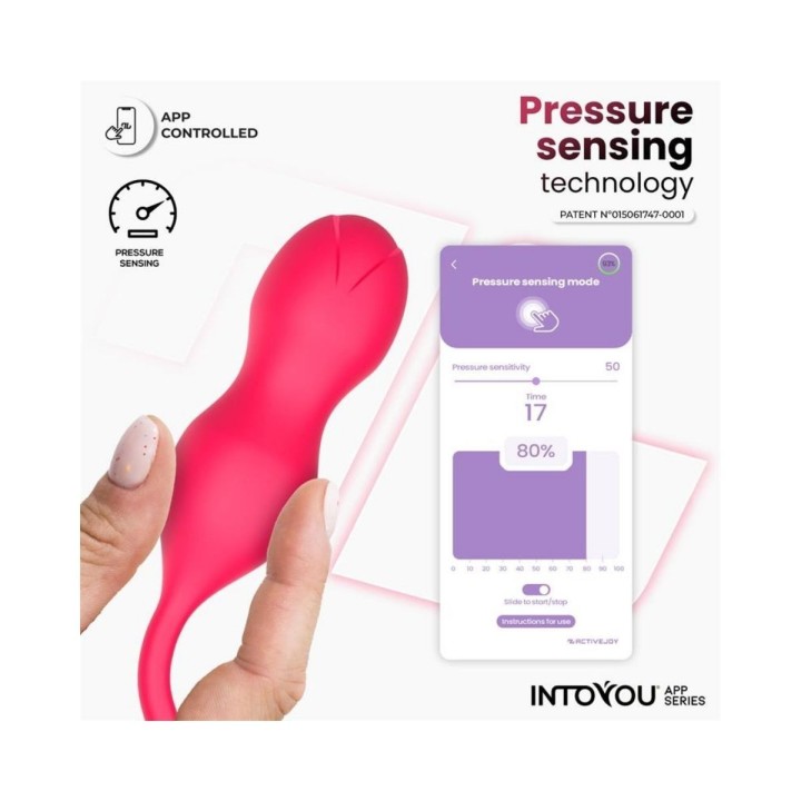 KIRA ENTRENADOR DE SUELO PÉLVICO CON SENSOR DE PRESIÓN Y APP