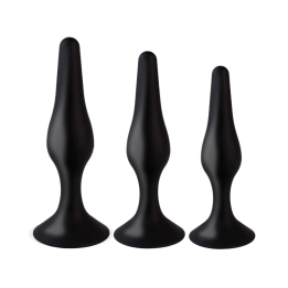TARDENOCHE Trophy Plug Anal 15 cm Silicona Negro