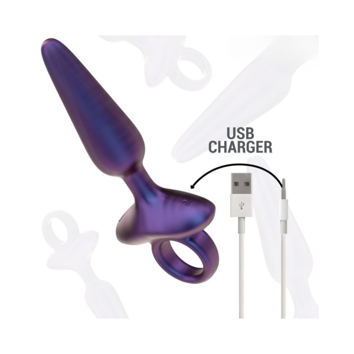 INTENSE - MARLON PLUG ANAL VIBRADOR MODELO 4 CONTROL REMOTO