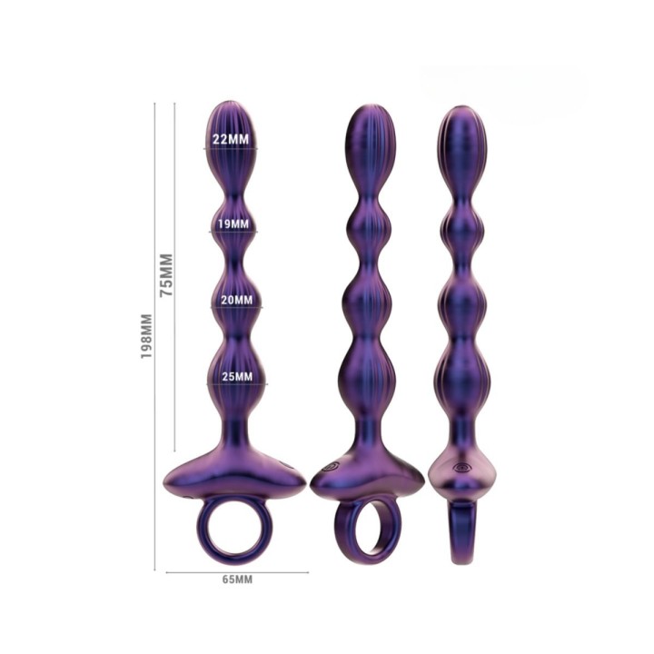 INTENSE - JACKIE PLUG ANAL VIBRADOR MODELO 1 CONTROL REMOTO
