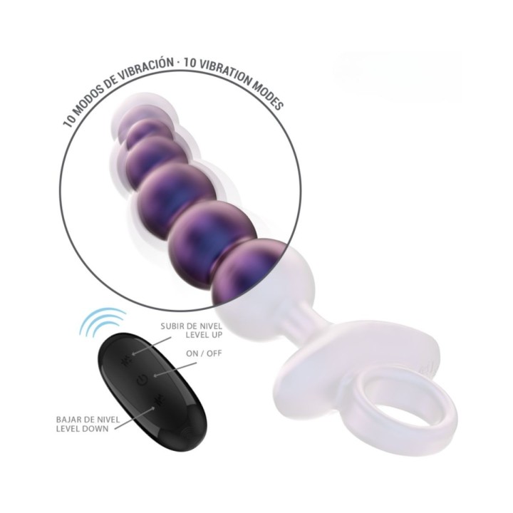 INTENSE - TITO PLUG ANAL VIBRADOR MODELO 3 CONTROL REMOTO