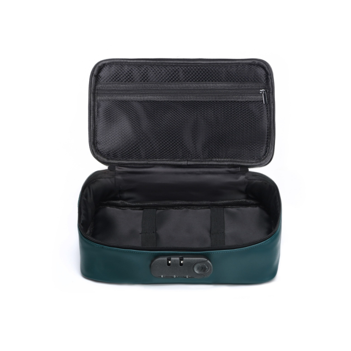 NECESER PARA JUGUETES DISCREET BOX - ORO - VERDE - NEGRO