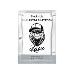 BlackHole — Monodosis lubricante base agua dilatación anal — 6 ml.