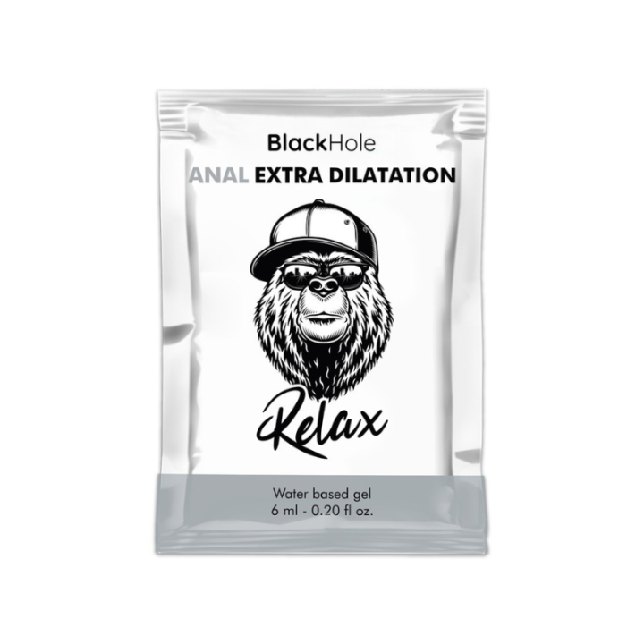 BlackHole — Monodosis lubricante base agua dilatación anal — 6 ml.