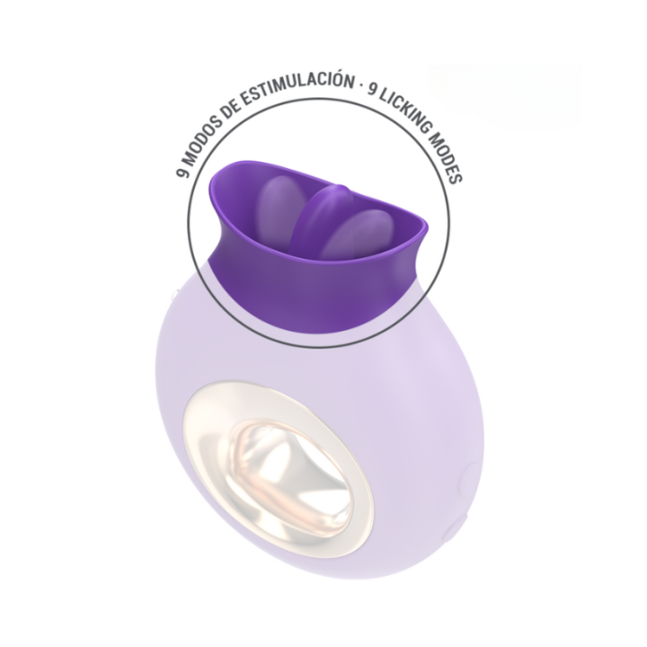 INTENSE - TULI ESTIMULADOR CLÍTORIS 9 VIBRACIONES & 9 OSCILACIONES MORADO
