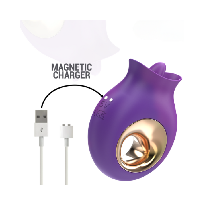 INTENSE - TULI ESTIMULADOR CLÍTORIS 9 VIBRACIONES & 9 OSCILACIONES MORADO