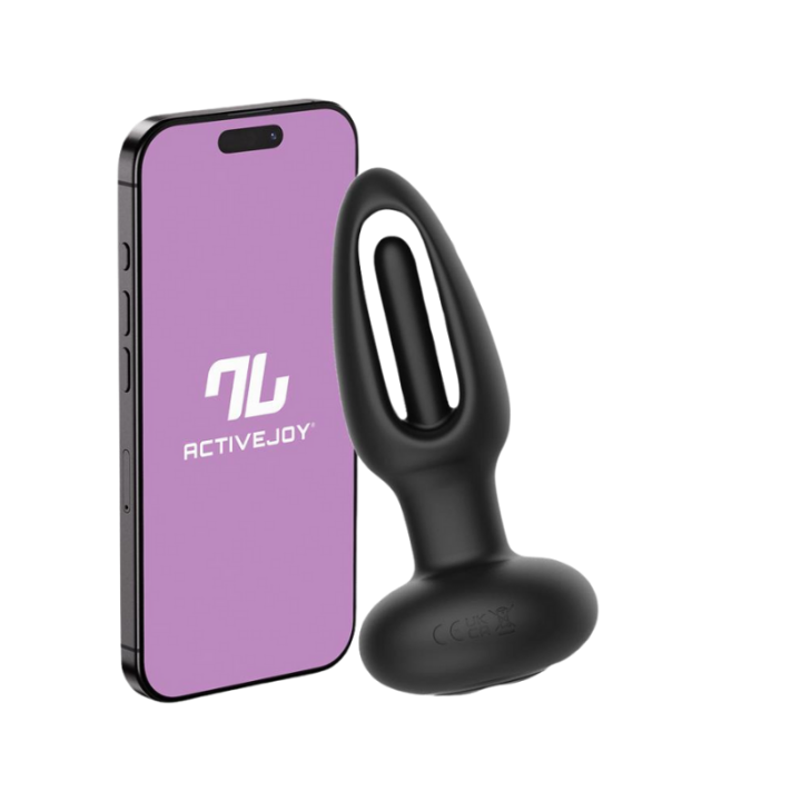 INTOYOU APP SERIES Zack Plug Anal con Flipping Tongue y Vibración con App