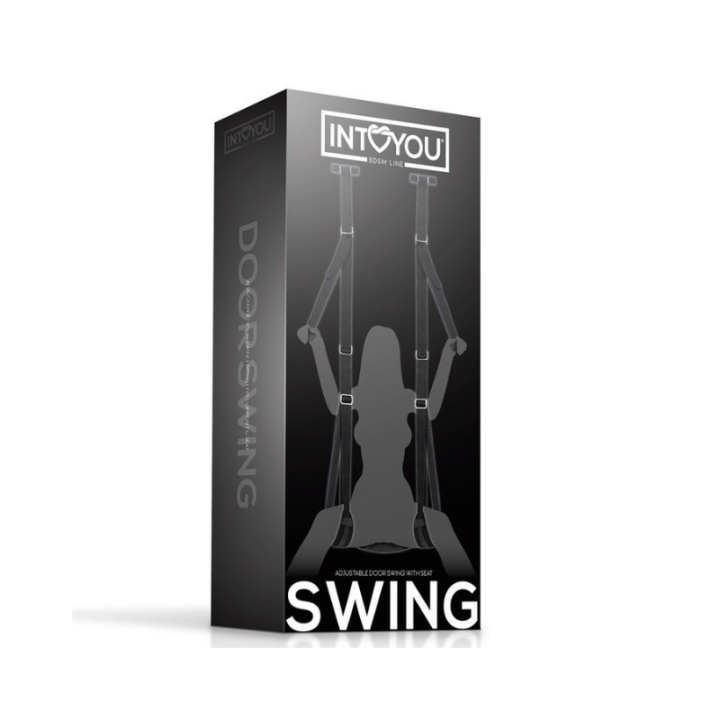 INTOYOU BDSM LINE Columpio de Puerta con Soporte de Manos, Piernas y Asiento