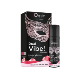 VIBRADOR LÍQUIDO BESABLE DUAL VIBE! STRAWBERRY GIN AND TONIC 15 ML