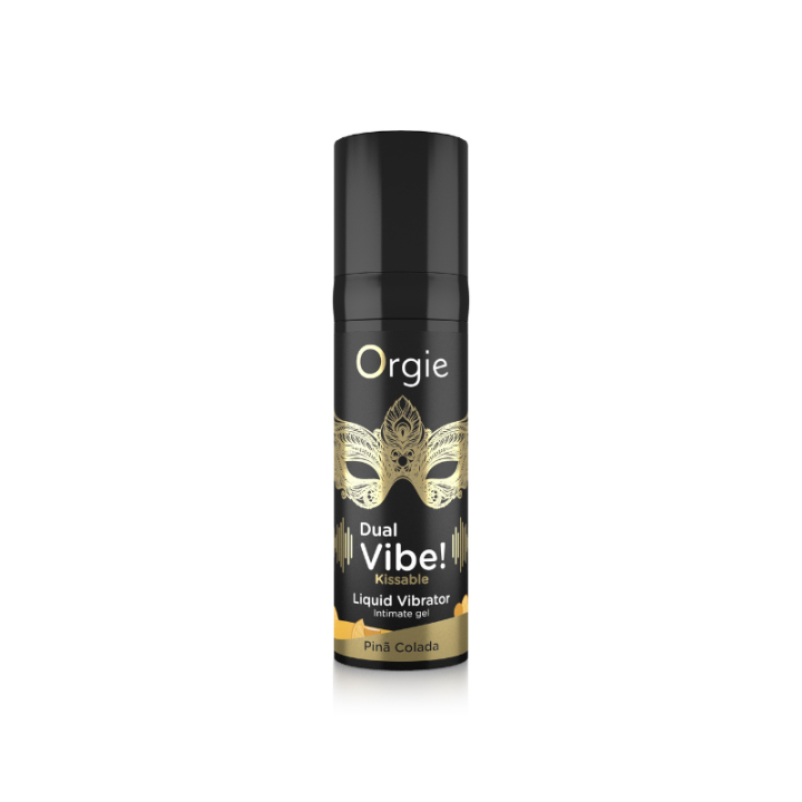 VIBRADOR LÍQUIDO BESABLE DUAL VIBE! PIÑA COLADA 15 ML