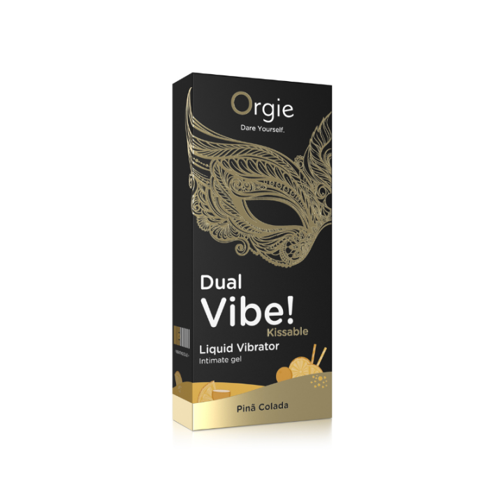 VIBRADOR LÍQUIDO BESABLE DUAL VIBE! PIÑA COLADA 15 ML