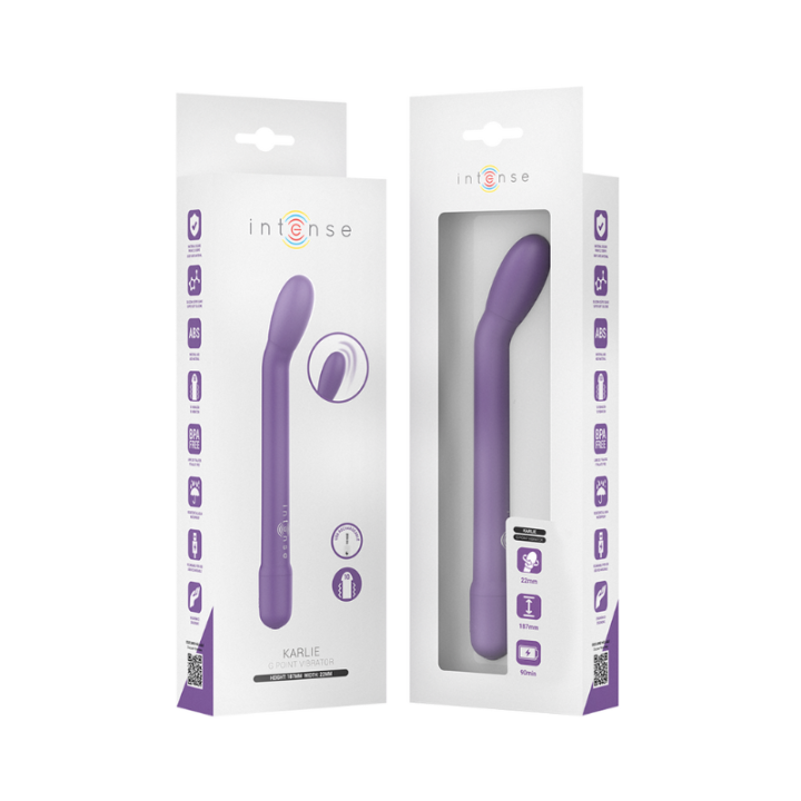 INTENSE - ESTIMULADOR PUNTO-G MORADO RECARGABLE