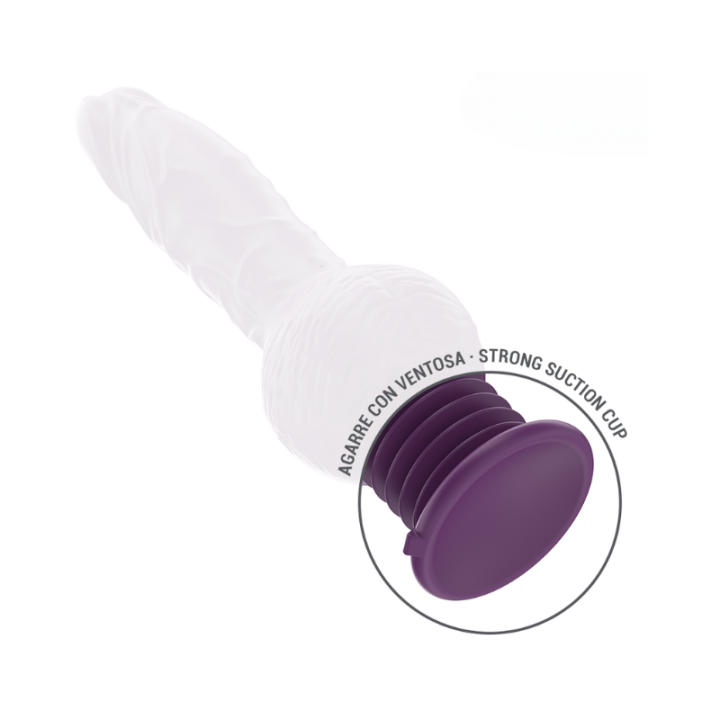 INTENSE - TATUM VIBRADOR MULTIFUNCIÓN CON VIBRACIÓN UP AND DOWN 24 CM MORADO