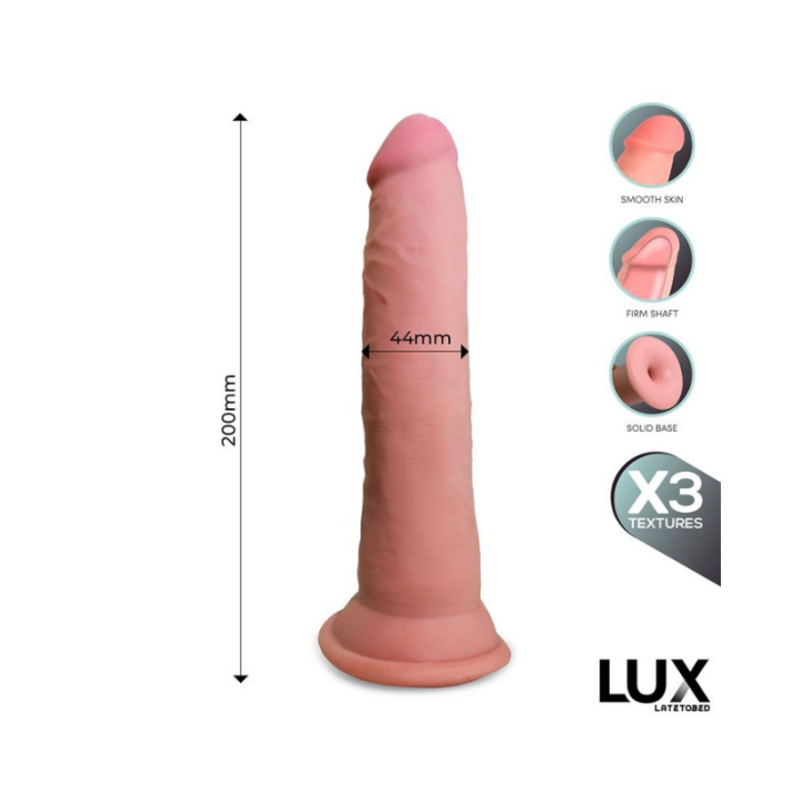 LUX Otto Dildo Triple Densidad 8"