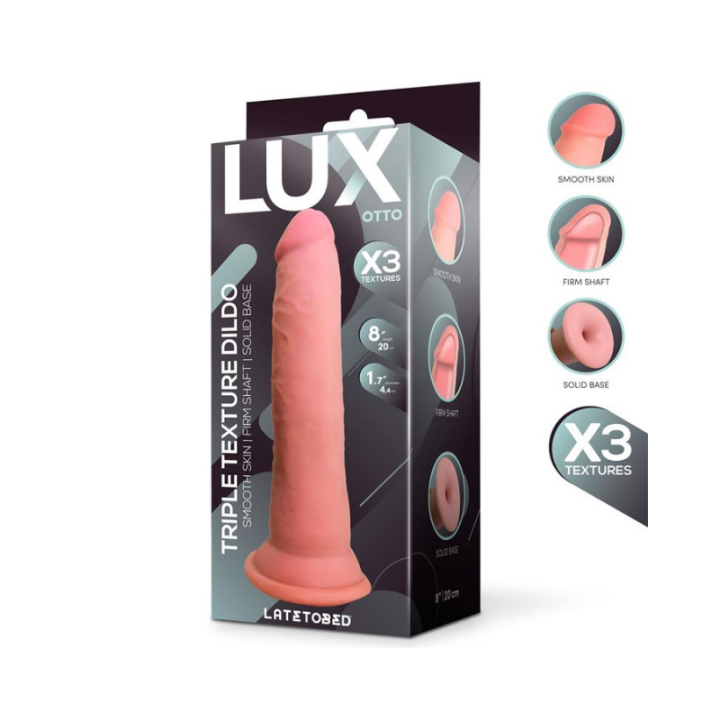 LUX Otto Dildo Triple Densidad 8"