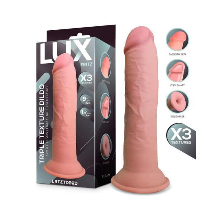 LUX Fritz Dildo Triple Densidad 9"