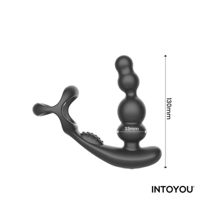INTOYOU Klark Plug Anal Oscilante con Vibración y Mando a Distancia